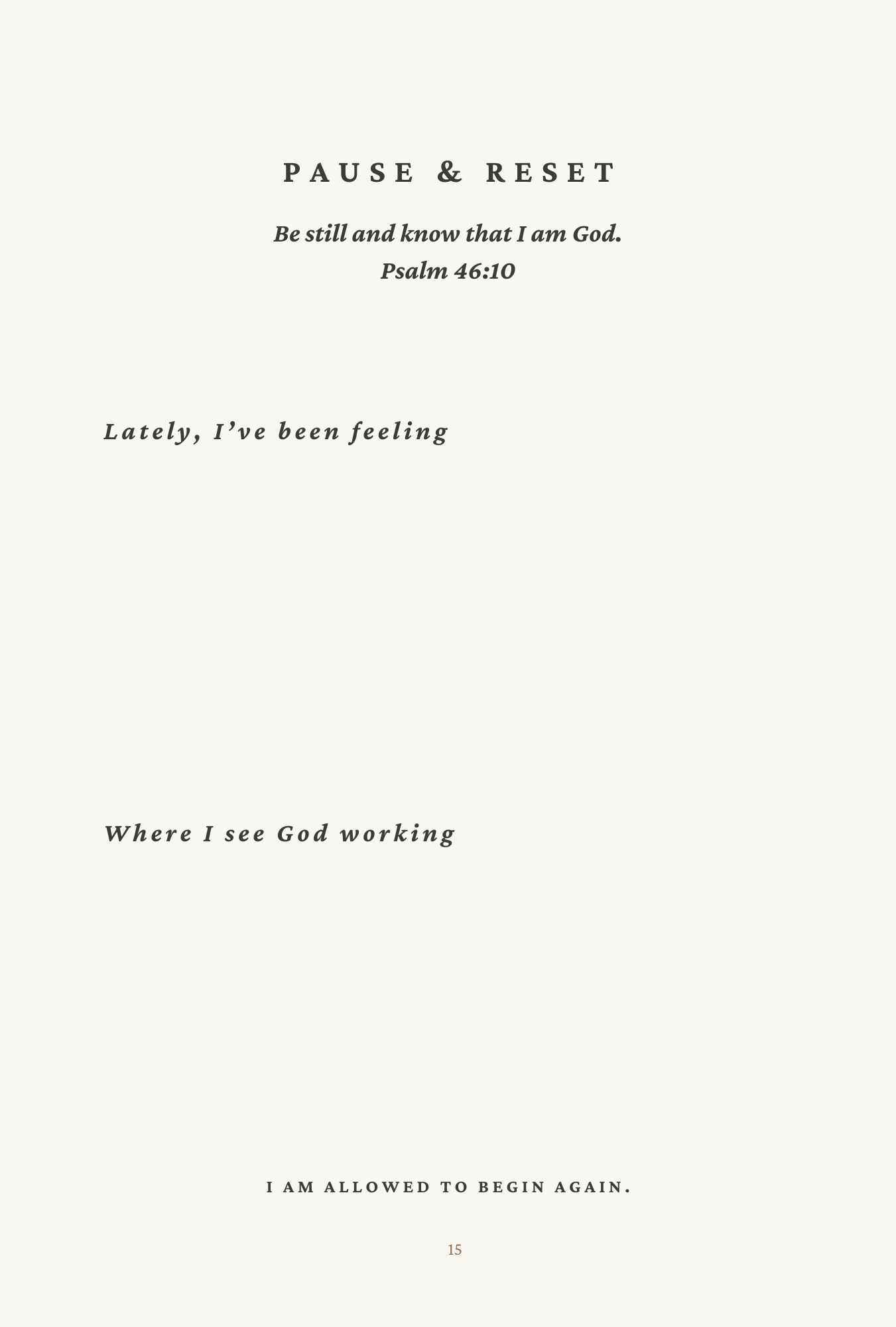 Pause and reset preview page two